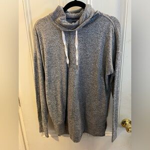 Old Navy Gray Cowl Neck Sweatshirt